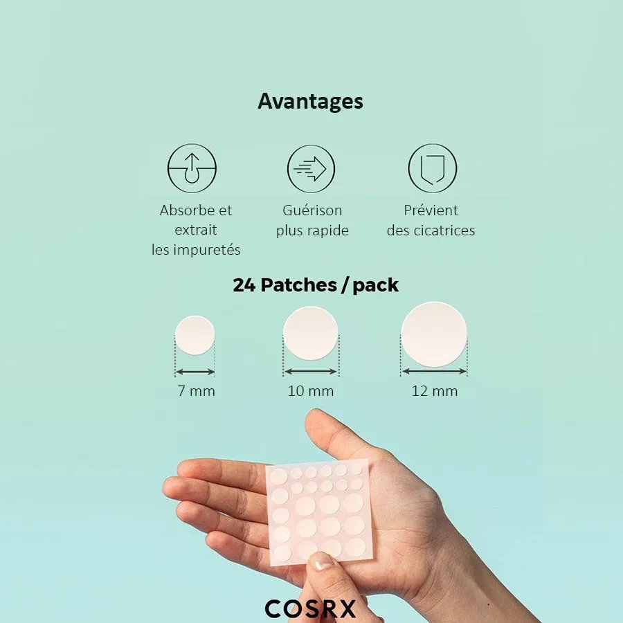 COSRX - Acne Pimple Master Patch - Traitement Anti-Acné Rapide | GOYO