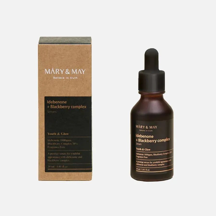 Mary & May - Idebenone + Blackberry Complex Serum | GOYO